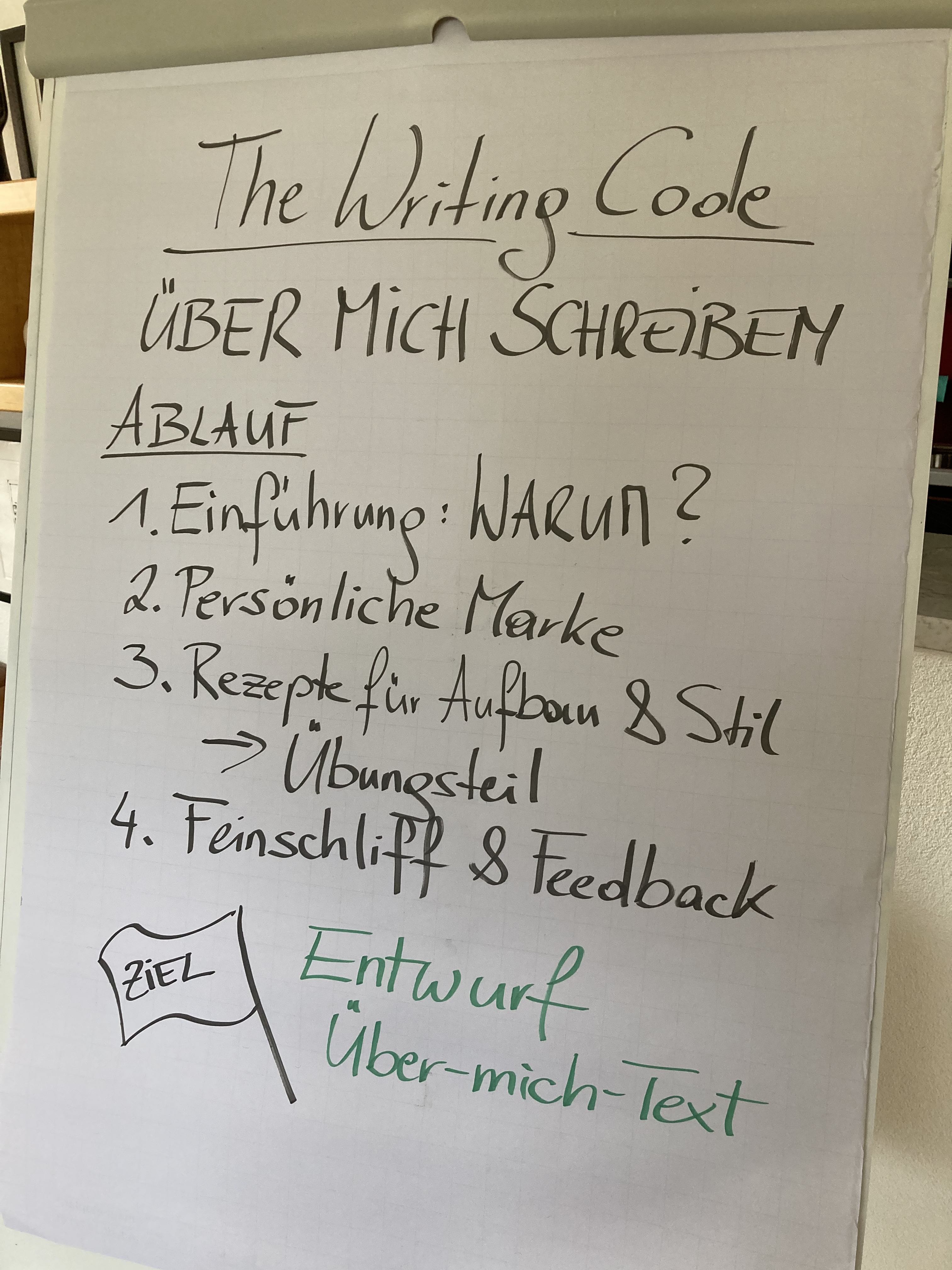 Heidemaria Abfalterer beim Schreiben am Schreibtisch